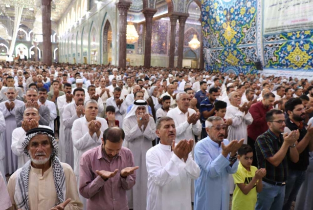 Reprise De La Pri Re Collective Au Sein Du Sanctuaire De L Imam Hussein